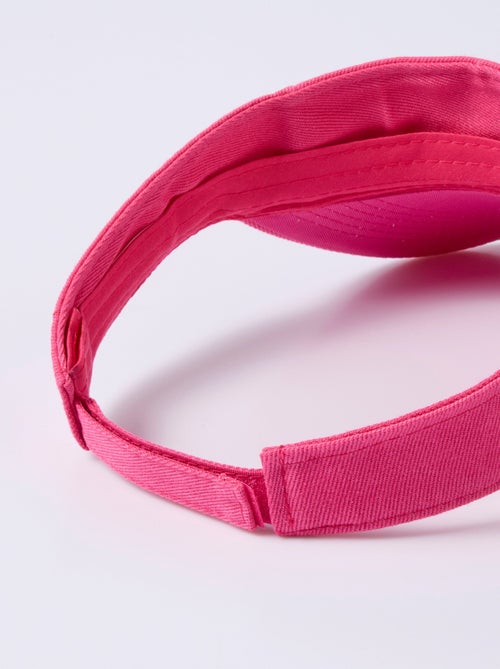 Visière en toile denim colorée - Kiabi