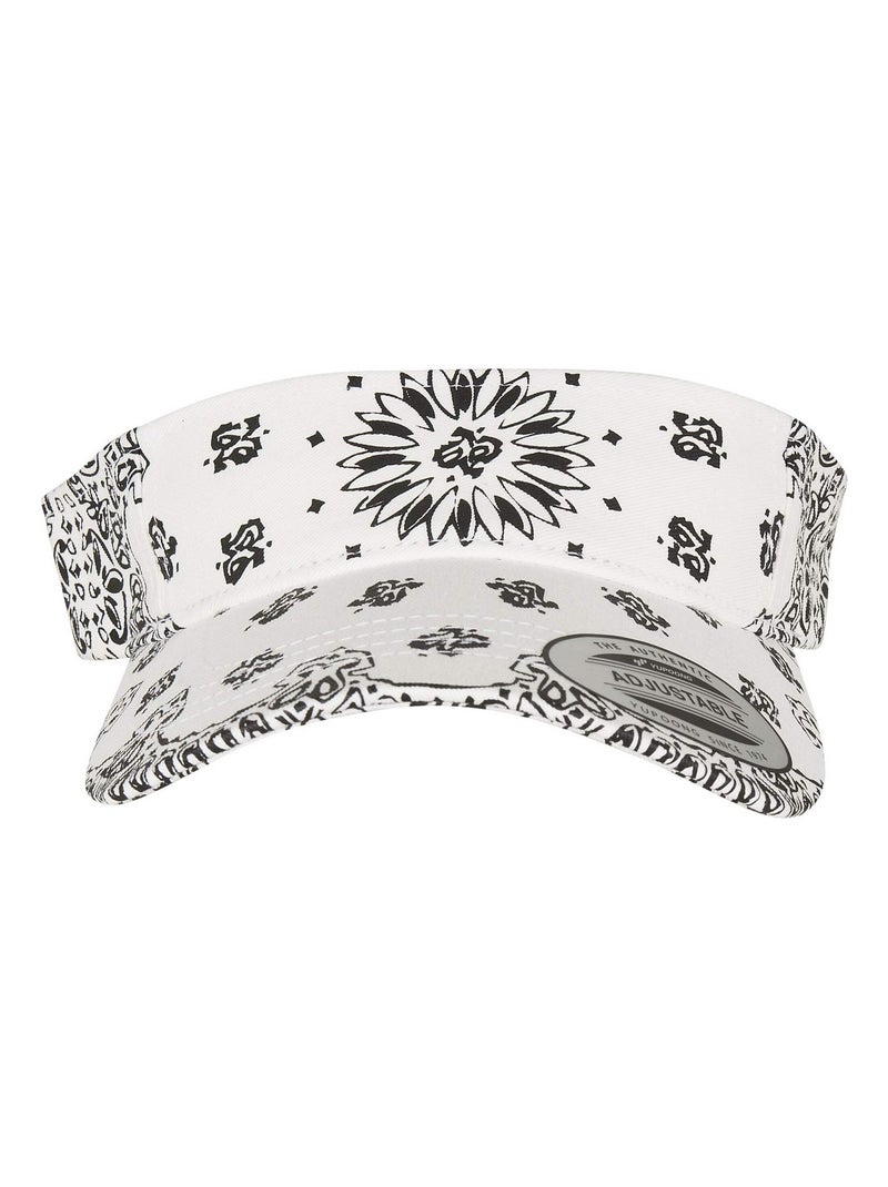 Visière motif/style cachemire - flexfit Blanc - Kiabi