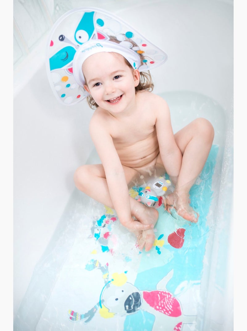 Visière pare-shampoing protection yeux bébé réglable bain 'badabulle' Blanc - Kiabi