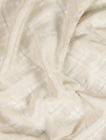 Vitrage à la paire - Effet carreaux ajourés style Kelsch