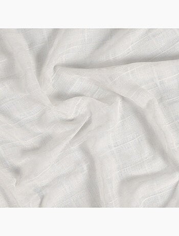 Vitrage à la paire - Effet carreaux ajourés style Kelsch