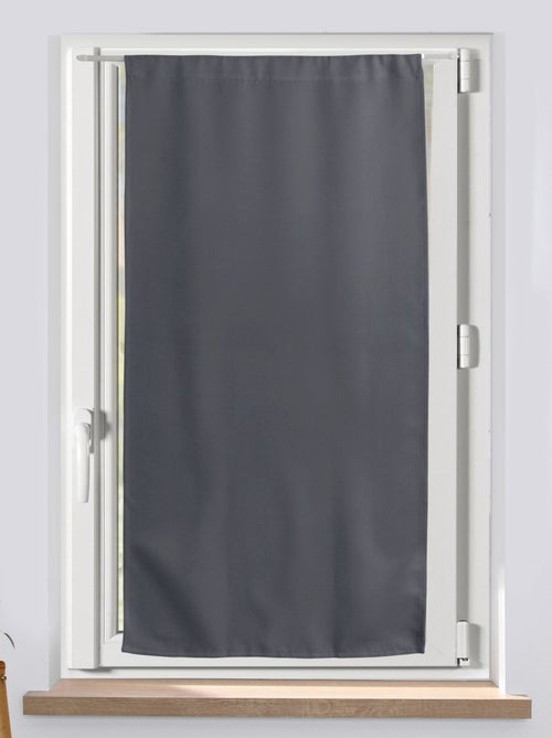 Vitrage occultant passe tringle REGLISSE - Kiabi Vitrage occultant passe tringle REGLISSE - Kiabi