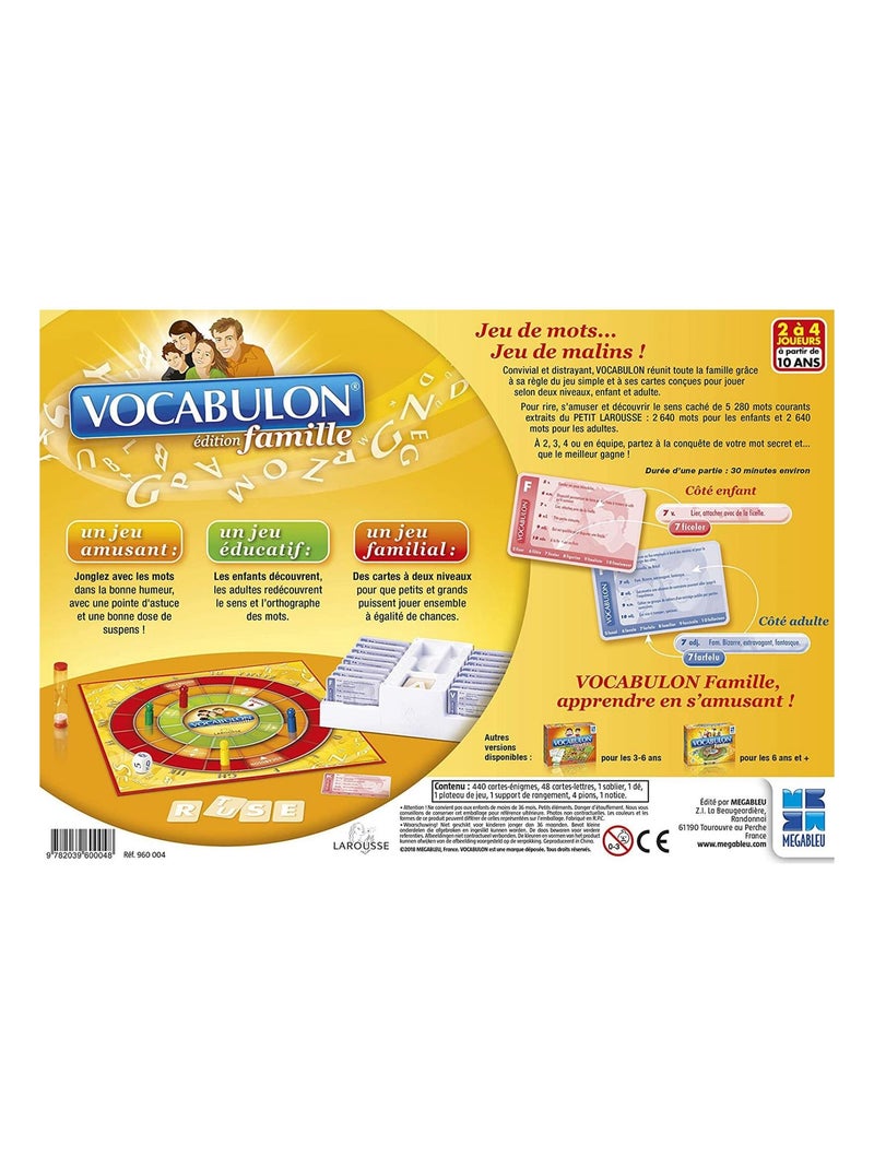 Vocabulon Famille Multicolore - Kiabi