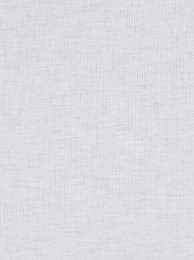 Voilage  -  - Effet de rayures Blanc - Kiabi