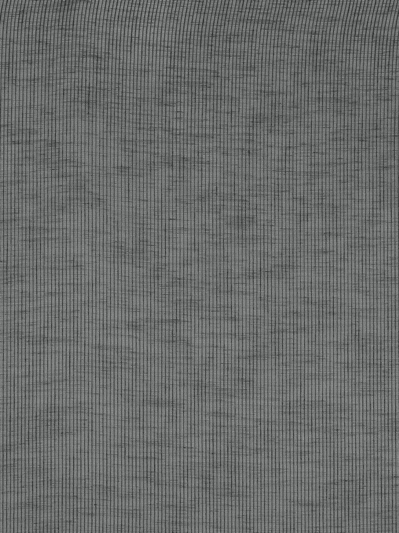 Voilage  -  - Effet de rayures gris anthracite - Kiabi