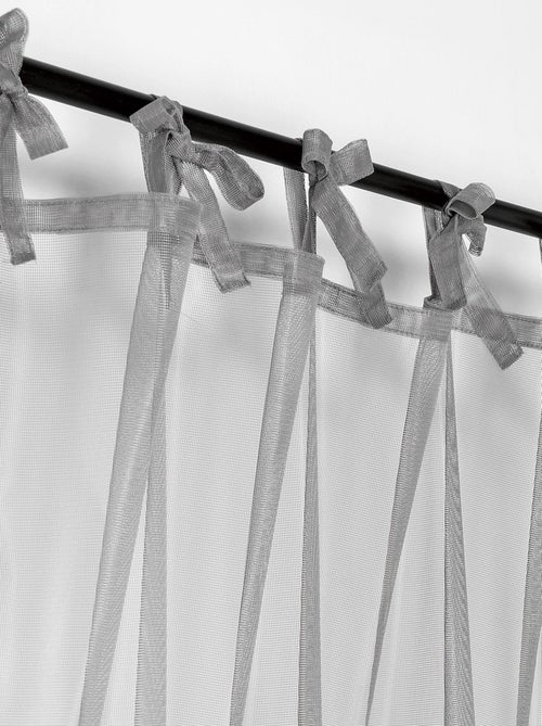 Voilage  -  - Effet filet - Kiabi