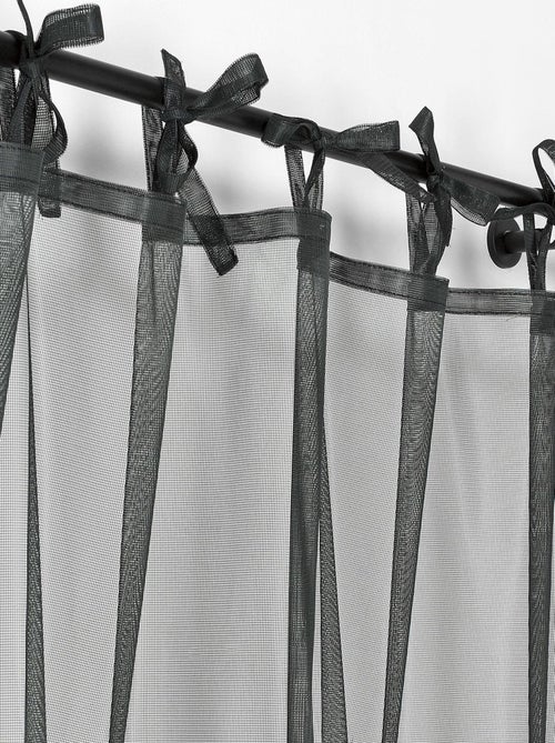 Voilage  -  - Effet filet - Kiabi