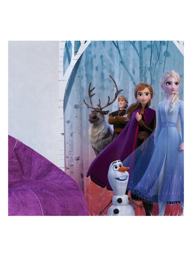 Voilage - Disney La Reine des Neiges 2 - modèle dessin 140 cm x 245 cm Multicolore - Kiabi