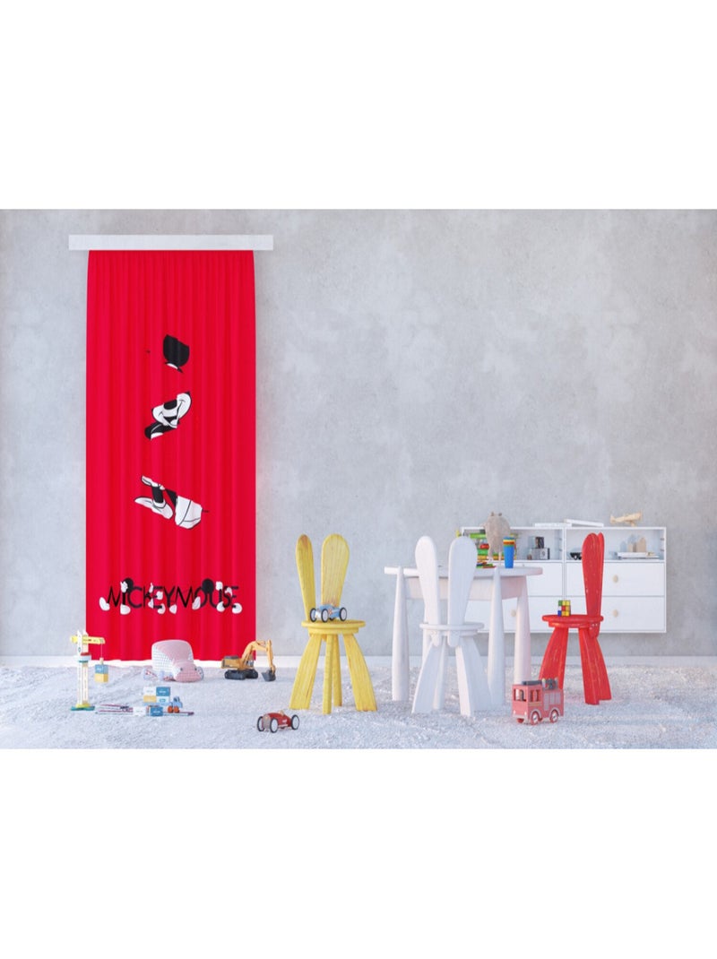 Voilage - Disney Mickey Mouse 140 cm x 245 cm Multicolore - Kiabi