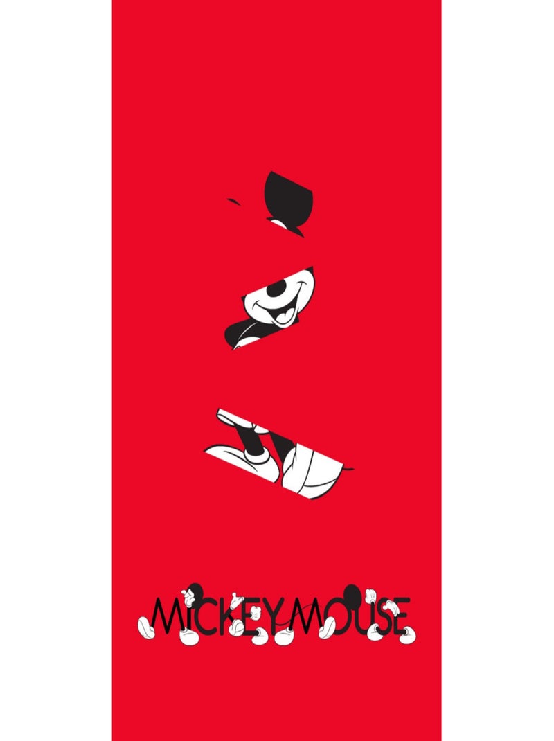 Voilage - Disney Mickey Mouse 140 cm x 245 cm Multicolore - Kiabi