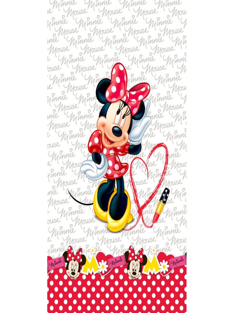 Voilage - Disney Minnie Mouse 140 cm x 245 cm Multicolore - Kiabi