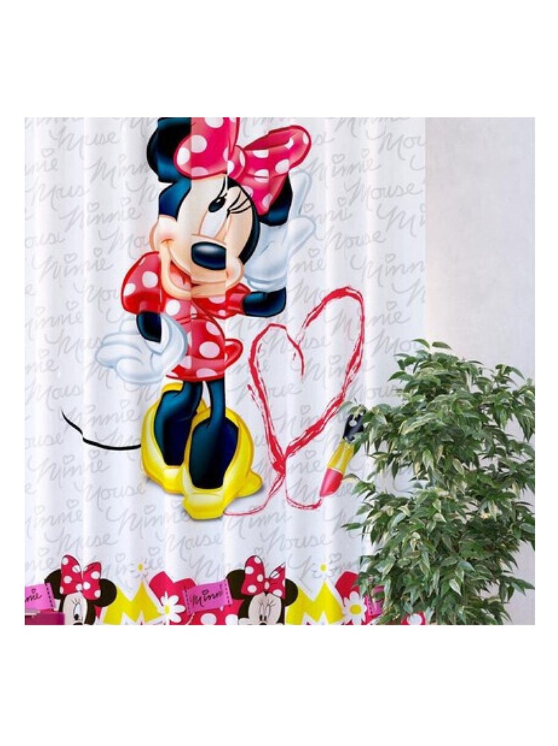 Voilage - Disney Minnie Mouse 140 cm x 245 cm Multicolore - Kiabi