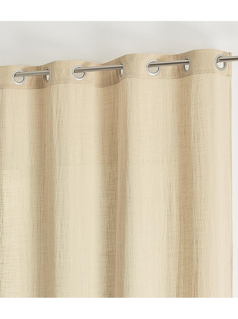 Rideau Gaz De Coton Beige