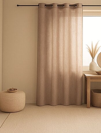 Voilage - Effet lin fluide