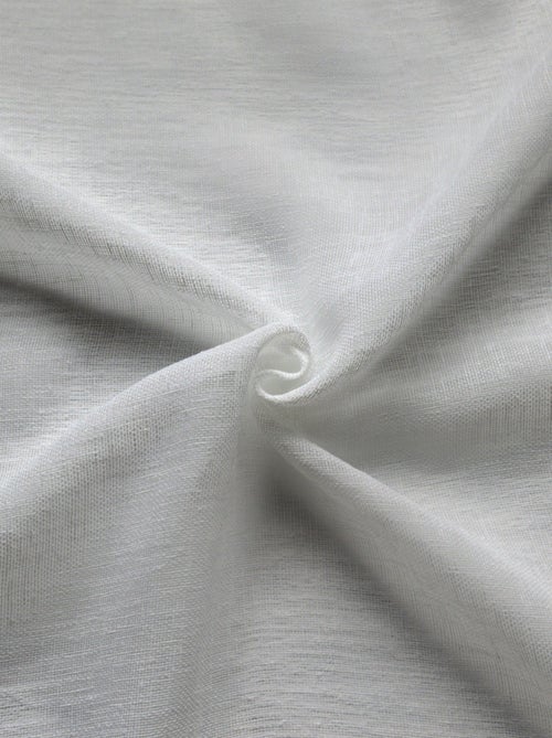 Voilage   - Effet lin fluide - Kiabi