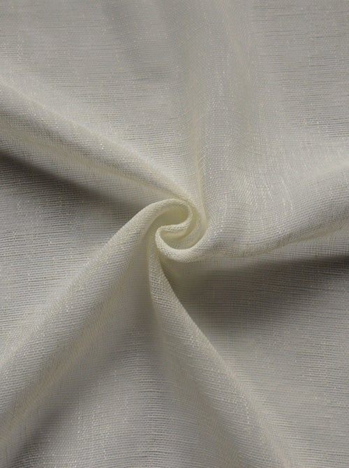 Voilage   - Effet lin fluide - Kiabi