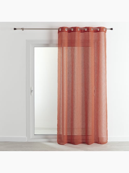 Voilage   - Effet lin fluide - Kiabi