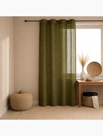 Voilage - Effet lin fluide