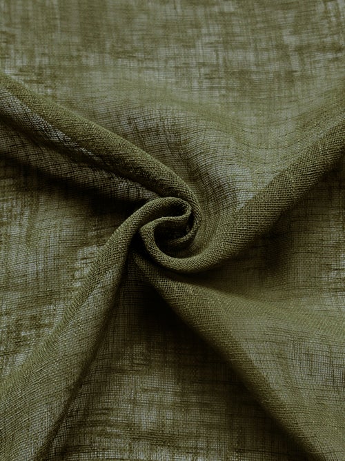 Voilage   - Effet lin fluide - Kiabi