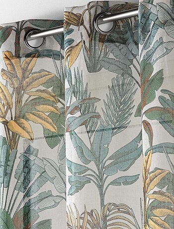 Voilage - Effet lin jungle