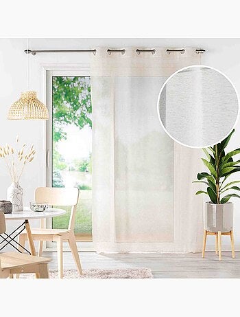 Voilage - Effet lin tissé