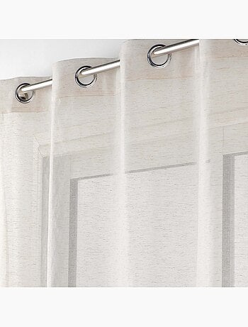 Voilage - Effet lin tissé