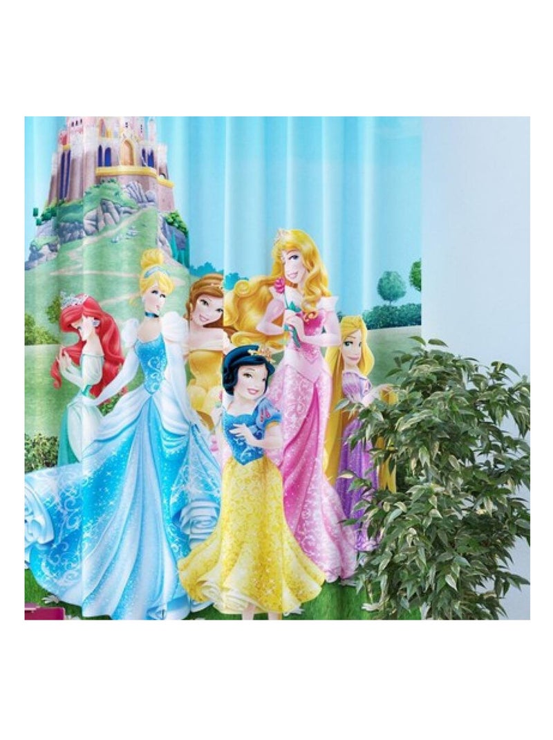 Voilage - Princesses Disney 140 cm x 245 cm Multicolore - Kiabi