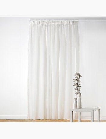 Voilage à Galon Fronceur - Effet Bouclé