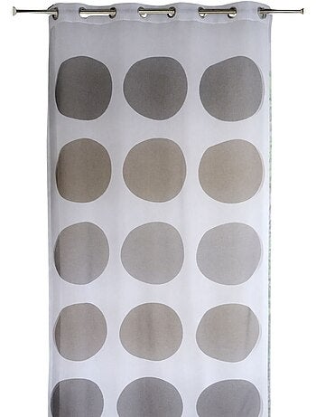 Voilage à motif de gros pois