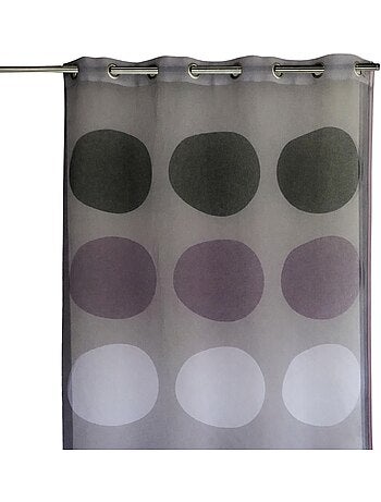 Voilage à motif de gros pois