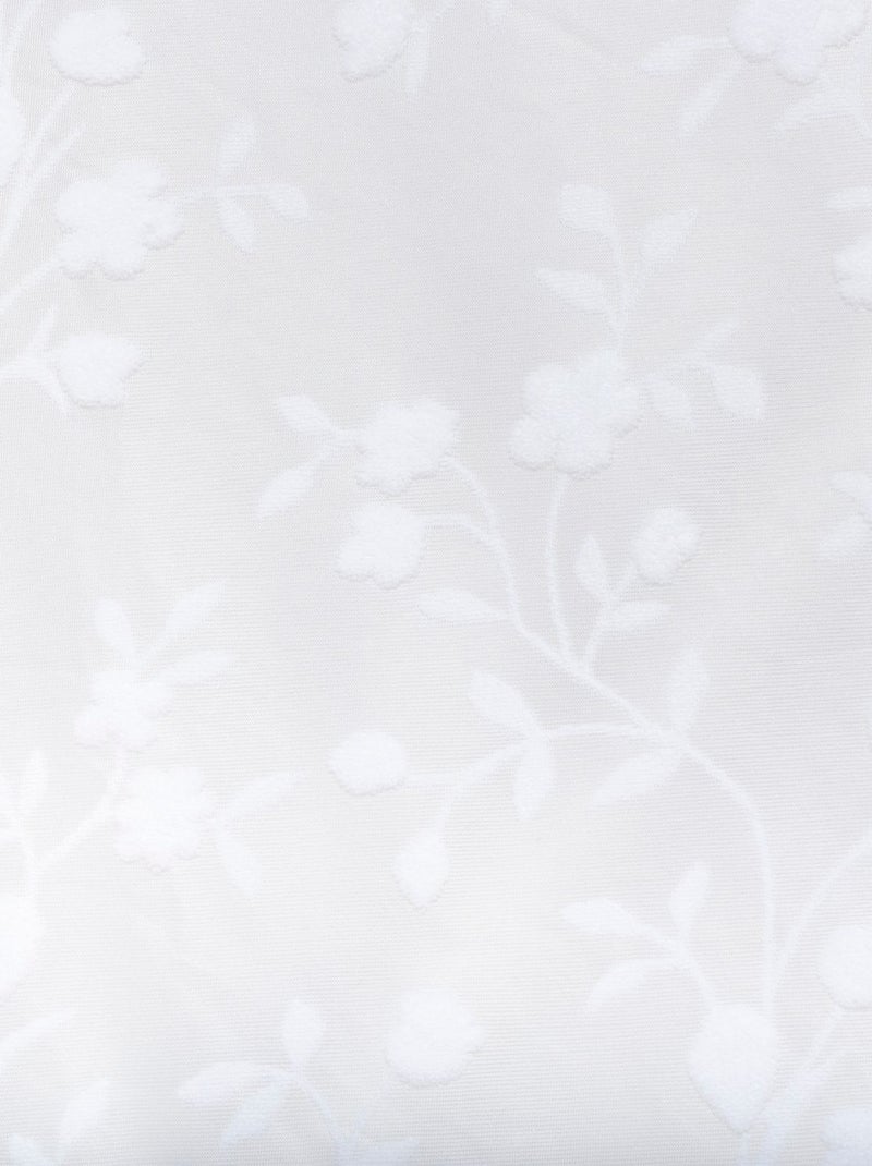 Voilage à motif fleuri LAZI Blanc - Kiabi