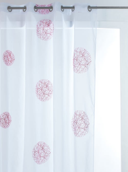 Voilage à motifs brodés - Kiabi