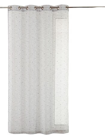 Voilage à motifs de petites croix