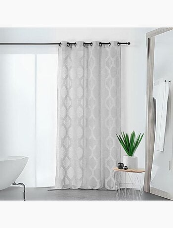 Voilage à motifs géométriques verticaux