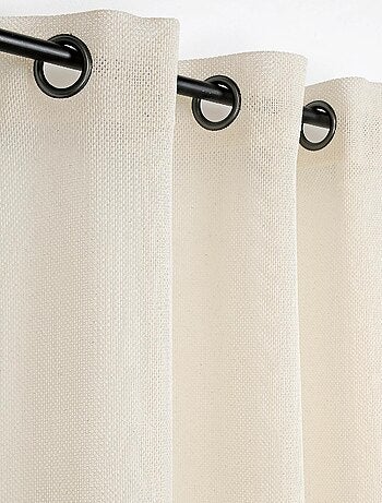 Voilage à Oeillets - Effet Tissé