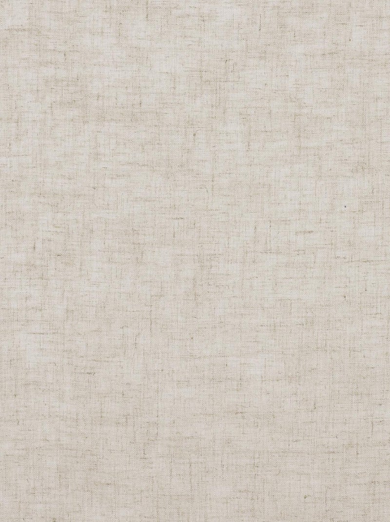Voilage à Oeillets  - Effet Tissé en Lin Beige clair - Kiabi