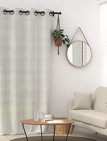 Voilage à oeillets 135x250 cm BELLA, par Soleil d'ocre