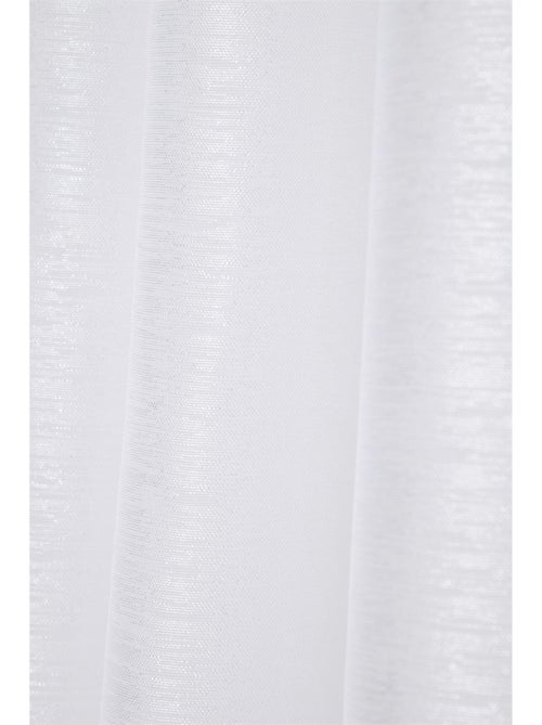Voilage a oeillets 140 x 260 cm Linwood blanc - Kiabi