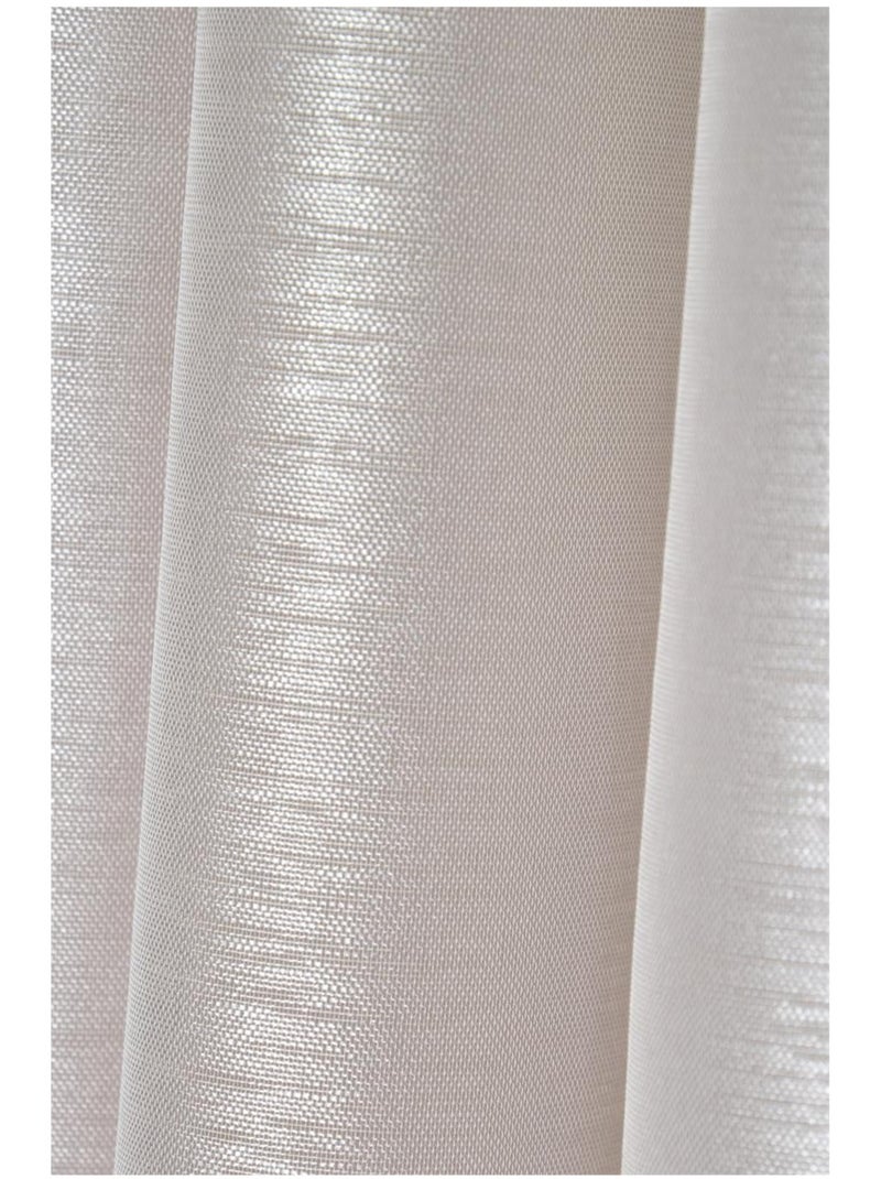 Voilage a oeillets 140 x 260 cm Linwood ecru Ecru - Kiabi