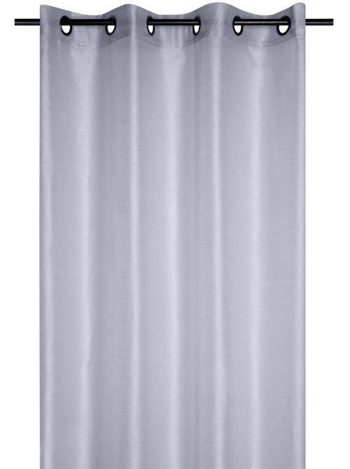 Voilage a oeillets 140 x 260 cm Linwood perle - Kiabi