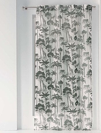 Voilage à œillets 140x240 Manapany kaki