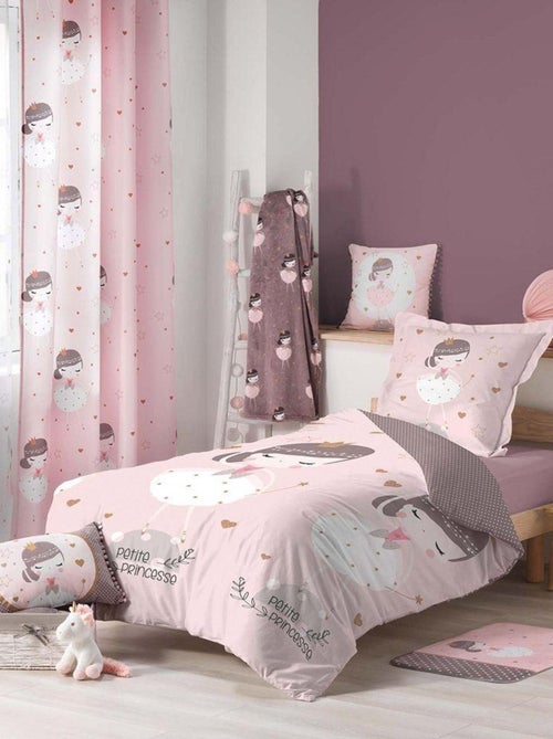 Voilage à œillets 140x240 Petite princesse blanc - Kiabi