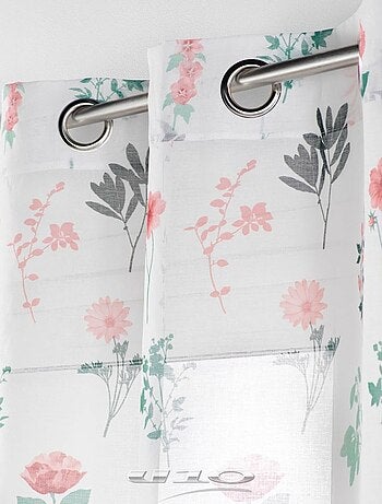 Voilage à œillets 140x240 Sable Angélique vert