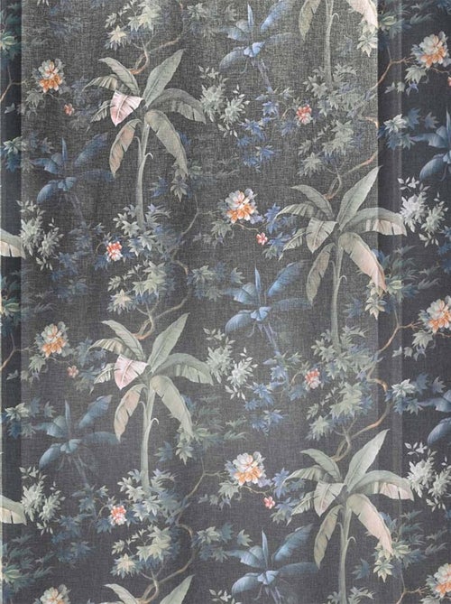 Voilage à œillets 140x240 Sable Fabulous bleu - Kiabi