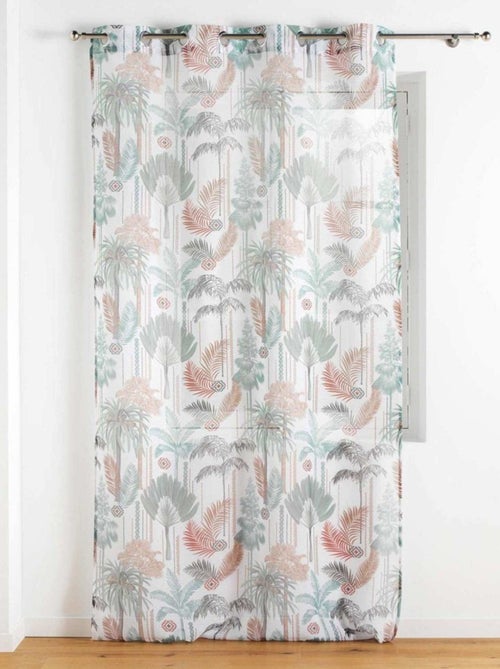 Voilage à œillets 140x240 Sable Terra Nova - Kiabi