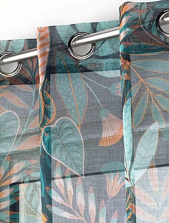 Voilage à œillets 140x240 sable Tilda vert