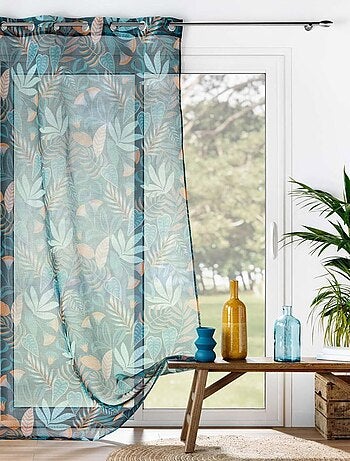 Voilage à œillets 140x240 sable Tilda vert