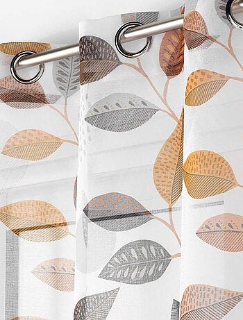 Voilage à œillets 140x240 sable Vahine