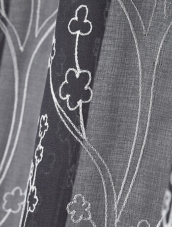 Voilage à œillets 140x260 cm Eulalie anthracite