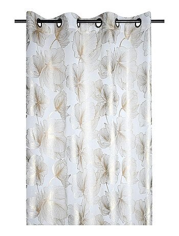 Voilage à œillets 140x260 cm Leonce or